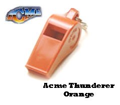 Acme Thunderer Whistle Orange and De-luxe Safety Lanyard