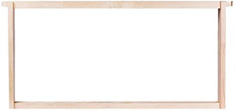 Deep Frames for Langstroth Beekeeping - Pine Wood - Beehive Accessories and Equipment (10 Pack)