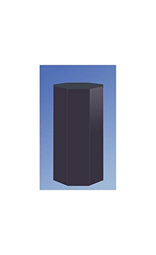 Octagonal Shape Black Acrylic Stand