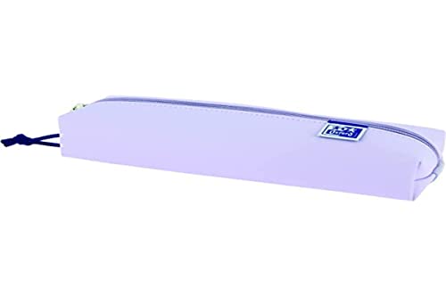 Oxford Live & Go, Rectangular School Case, Elastic Rubber, Pastel Lilac