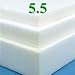 Soft Sleeper 5.5 Twin XL 2 inch Visco Elastic Memory Foam Mattress Pad, Bed Topper
