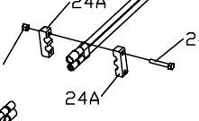 Click Here to See More Images Boss Part # MSC09097 - Power/Ground Cable Mount Bracket with Hardware