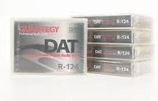 Lot of 5x Quantegy DAT R 124 Sealed Professional Master Digital Recording Audio Tapes