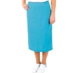 Fundamentals by White Swan Women's Elastic Waist Solid Scrub Skirt