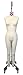 PGM Full Body Dress Form, Collapsible Shoulders, Industry Grade Female Full Body Dress Forms (605A) Sizes 6