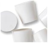 WIDGETCO #4 White Silicone Rubber Stoppers