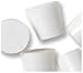 WIDGETCO #4 White Silicone Rubber Stoppers
