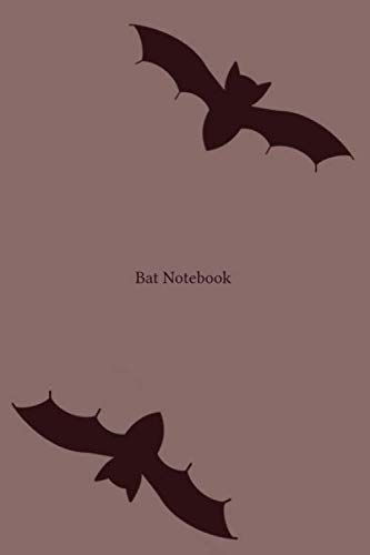 Bat Notebook: Small lined Bat notebook - Travel Journal to write in - 120 pages - 6"x9"