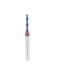 Amana Tool 46176-K CNC SC Spektra Extreme - Espiral de compresión con revestimiento de vida (1 8 D x 13 16 CH x 1 4 SHK x 2-1 2 pulgadas)