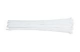 South Main Hardware 848234 24-in, 50-Pack, 175-lb, Natural, Standard Nylon Cable Tie, Piece