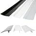 Black Stove Counter Gap Covers, Flexible Silicone Gap Caps, Seal the Gap Next to your Stove, McClure's Gap Seals, Set of 2