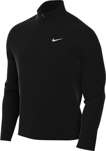 Amazon.com: Dri-Fit Victory Half Zip in Black by Nike : Clothing