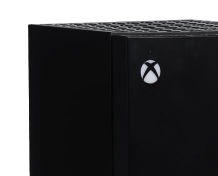 Xbox Series X Replica Mini Fridge – Thermoelectric 4.5L Cooler for 8 Cans, AC/DC Powered Portable Beverage & Snack Storage, Gamer Room, Office, Car Essential