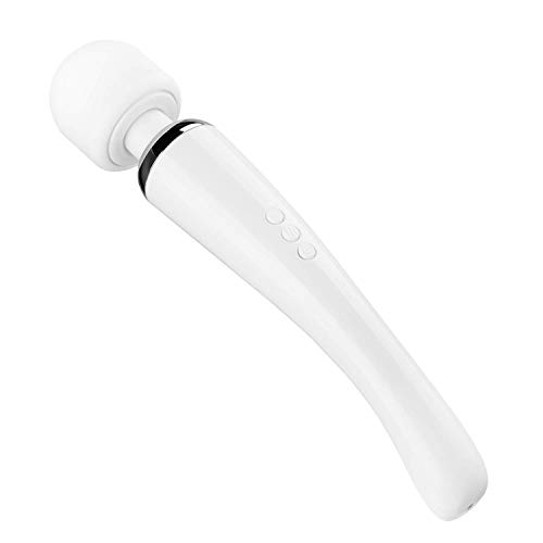 DREAMINIKA Rechargeable Massaging Wand - Waterproof Personal Wireless Wand Massager with 30 Vibration Modes and 360 Degrees Bendable Neck (White) - Thumbnail 7