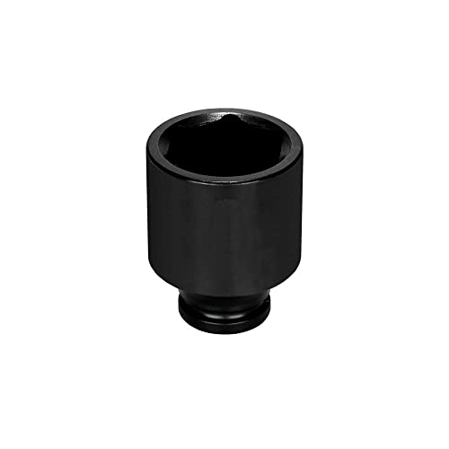 STELS Soquete de Impacto Sextavado 22 mm, Encaixe 1/2", CrMo para Chave de Impacto