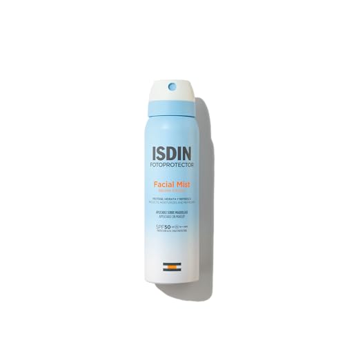 Fotoprotector Facial Mist SPF50, Protector Solar facial en spray formato bruma ultrafina e invisible, Protege, hidrata y refresca tu piel, 100ml