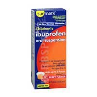 Amazon Com Sunmark Children S Ibuprofen Oral Suspension Dye Free Berry 4 Oz Pack Of 4 Baby