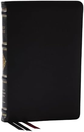 RSV Personal Size Bible with Cross References, Black Leathersoft
