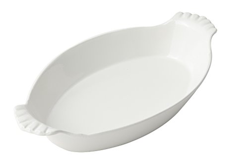 Click Here to See More Images Bon Chef 5025 Aluminum Oval Augratin Dish, 2-Quarts Capacity, 15