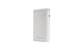 Swordfish Ultra Bright LED Lantern 9000mAh Portable Charger External Battery Pack, iPhone, Samsung, Andriod, Smart Phones and Tablets - White