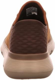 Hombre Garza Gervin Slip-On, Dark Brown Leather, 42 EU