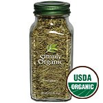 Simply Organic Rosemary Leaf Whole ORGANIC 1.23 oz. Bottle (a) - 2 Bottles