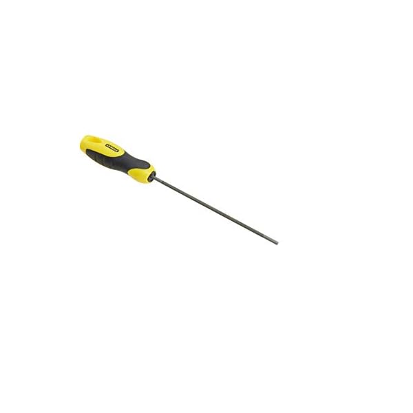 Stanley KettensÃ¤genfeile, 4.8mm Durchmesser, 200mm KlingenlÃ¤nge, Karon Stahl, Bi-Material Handgriff, 0-22-492