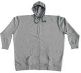 Vandam 8803 Heather Grey Hoodie - Full Zip 3x Big