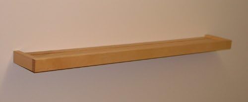 Modern Floating Shelf 48", Natural MADE IN USA