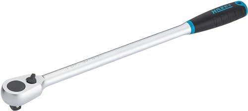 Hazet HiPer Feinzahn-Umschaltknarre, lang 916HPL, Chrom-Vanadium, verchromt