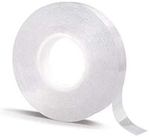 Transparent Washable Traceless Adhesive Tape Anti Slip Nano Removable Double Sided Tape Reusable Washable Adhesive Tape For Walls Kitchen Carpet Fixing Photos Pasting 1m Buy Online At Best Price In Uae Amazon Ae