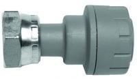 Polyplumb 15mm x 3/4" Straight Tap Connector - PB1534