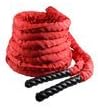Battle Ropes Poly Dacron,Workout Training Undulation Rope Fitness Rope Exercise-1.5"Width/40ft Length,Red sleeve