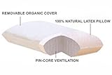 All Natural Latex Pillow with Organic Cotton Outer Covering (Queen- Firm)