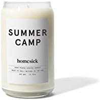 Homesick HSCA1-SCP-WH01 Scented Candle, Summer Camp