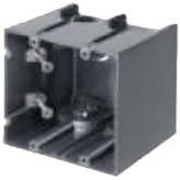 Arlington F102 2 Gang Screw Mount Device Box