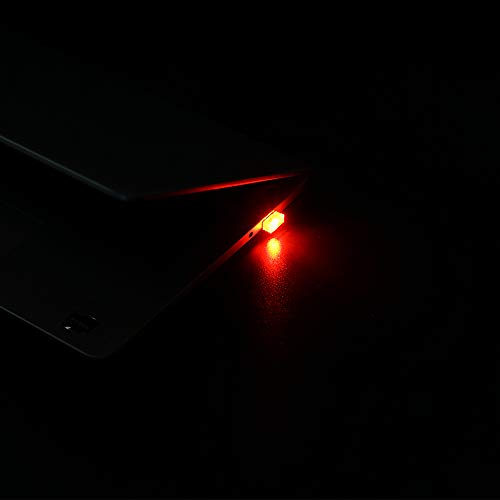 Bevinsee Mini USB Light Plug-In 5V Lamp Interior Atmosphere Ambient Lighting Kit for cars,bedroom,computer,laptop,power bank,usb hub,Red,3pcs - Thumbnail 2