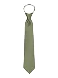 Jacob Alexander Solid Color Boy's Pretied 14