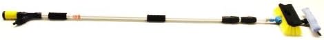 12FT 7 INCH, WATER FED WINDOW CLEANING POLE, SWIVAL KNUCKLE JOINT, SQUEEGEE, SOAP DISPENSER by TELESCOPIC