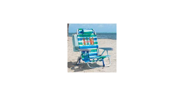 Tommy Bahama mochila plegable silla de playa en color azul y ...