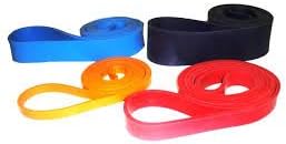 Duerger Stretch Resistance Band, Latex Resistance Loop Band with 2 Silicone Rings, Highly Durable Pull Up Assist Band, Powerlifting Band for Various Resistance Band Exercises¡­