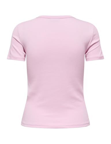 JdY Lucky S/S O Neck Top JRS Dia, Fragante Lila, M