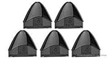RTYou 10 Pack Water Drop Design 2ml Cartridge Integrated Vaping Delicate and Compact (Black)
