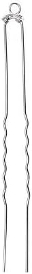 Silver Plated Hair Pins - Fun Craft Beading Project - Bridal - 4 Inches (10)