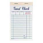 Adams(R) Guest Check Books, 1-Part, 3 3/8in. x 5in, 12 Pads Of 100 Sheets Each (1200 Guest Checks Total)