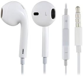 3.5mm Plug In-ear Earphone with Microphone &amp; Volume Control for iPhone, iPod, iPad Best Seller (White