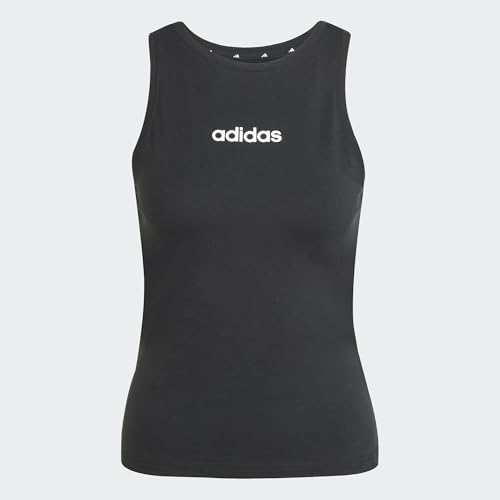 adidas Women's Essentials Linear Slim Cotton Tank Top