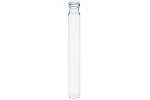 Kimble Chase 90K16100F Borosilicate Glass Unmarked Flat Bottom Culture Tube, 12 ml Capacity, 100 mm Length x 16 mm OD (Pack of 1000)