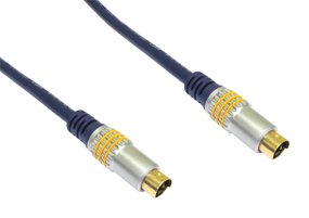 Aptii OFC 10m S-Video 4pin Svideo SVHS TV PC Cable Lead HQ OFC Male to Male