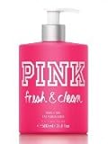 victoria's secret Drenched In PINK fresh & clean supersoft body lotion 16.9 fl oz,500 ml